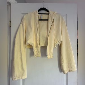 Zara Ripped Jean Jacket/Top